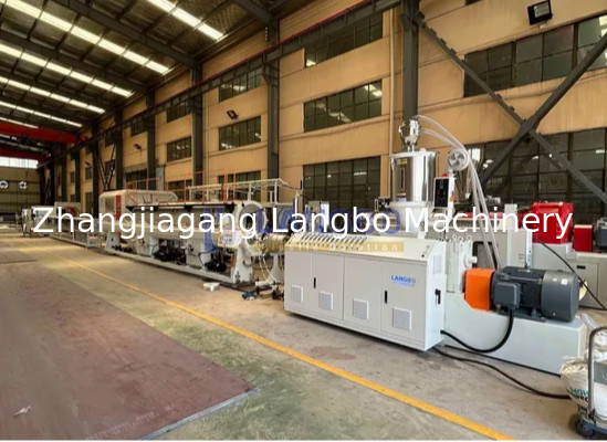 Dòng sản xuất ống nhựa đa lớp tốc độ cao HDPE PE Dòng sản xuất ống máy