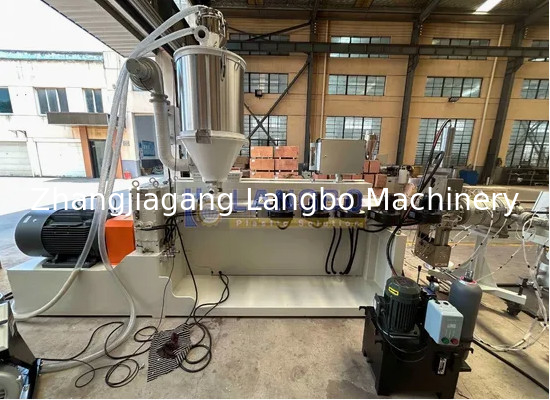 Dòng sản xuất ống nhựa đa lớp tốc độ cao HDPE PE Dòng sản xuất ống máy