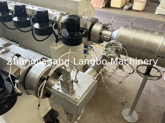 Máy chế tạo ống nước nóng HDPE Pipe Making Machine PPR Production Line PE Extrusion Line