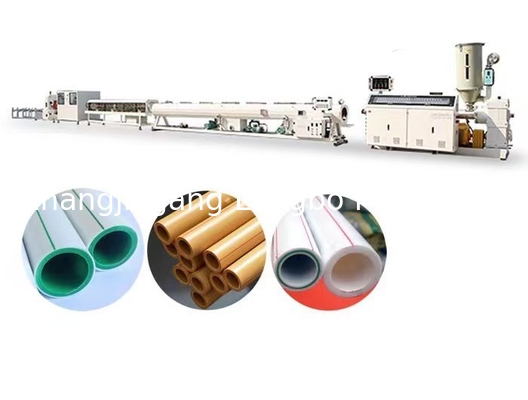 Đường dây sản xuất xát ống PPR một vít Máy sản xuất máy xát nhựa PPR Máy sản xuất ống xát sợi thủy tinh