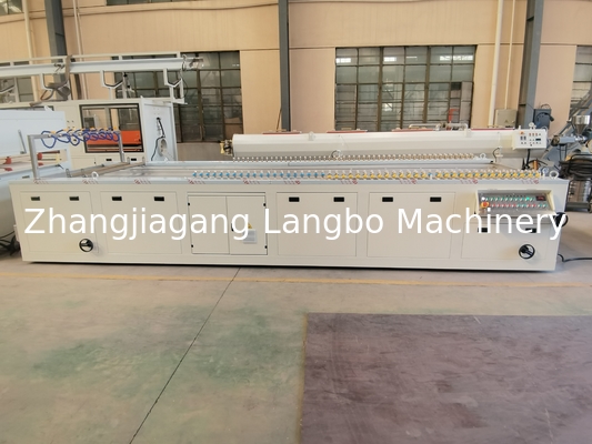PVC Windows Profile Extrusion Line Making Machine Extruding Machine 1200mm PVC Ceiling Panel Production Line với máy xử lý tự động