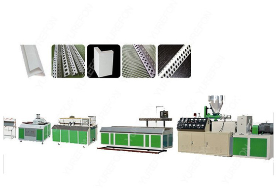 Hình dạng nhựa U PVC PP PE góc cạnh hạt / băng quay góc L dây điện cáp trunking Extrusion / sản xuất dây chuyền máy