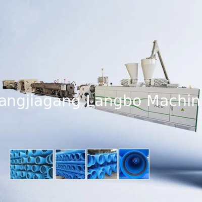 Tốt sản xuất PVC nhựa một tường bảo vệ điện ốc ống ống ống làm máy ép