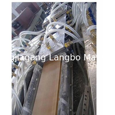 WPC Decking Flooring Post Composite Profile Rail Extrusion Production Line Làm máy