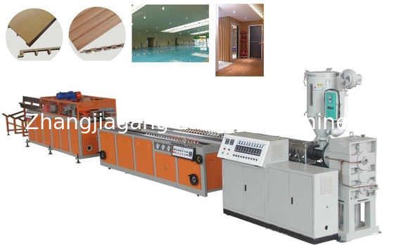 WPC Decking Flooring Post Composite Profile Rail Extrusion Production Line Làm máy