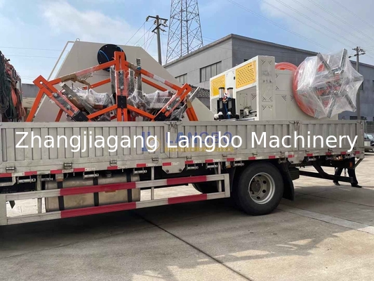 Máy cuộn ống PE gợn sóng thành đơn tốc độ 30m/phút cho máy làm ống nhựa gợn sóng
