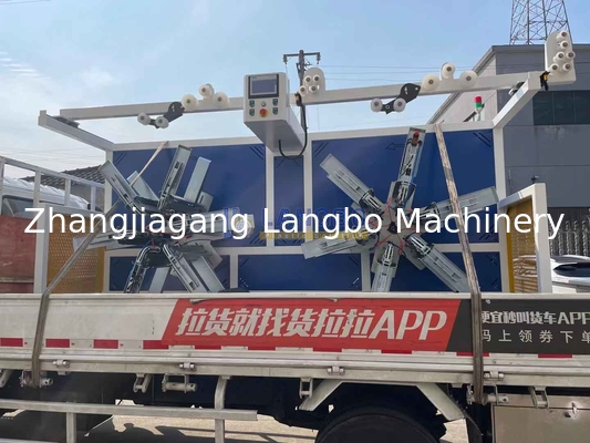 Máy cuộn ống PE gợn sóng thành đơn tốc độ 30m/phút cho máy làm ống nhựa gợn sóng