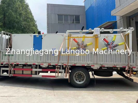 Đường ống HDPE 50-110mm Single Reel Winder Pipe Coiler với lớp tự động đầy đủ và đường kính ống 16-160mm