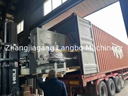 HDPE PE nhựa một bức tường dây chuyền dây chuyền dây chuyền dây chuyền tự động để ép