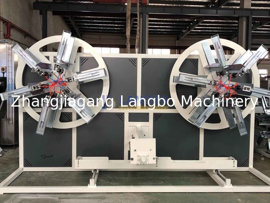 16-160MM PE HDPE Pipe Winder Plastic Soft Hose Coiler Machine với trạm đôi duy nhất và tốc độ cuộn 0.1-10m/min