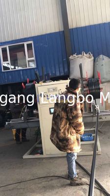 Đường ống HDPE 50-110mm Single Reel Winder Pipe Coiler với lớp tự động đầy đủ và đường kính ống 16-160mm