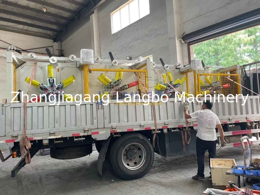Máy cuộn ống PE nhựa