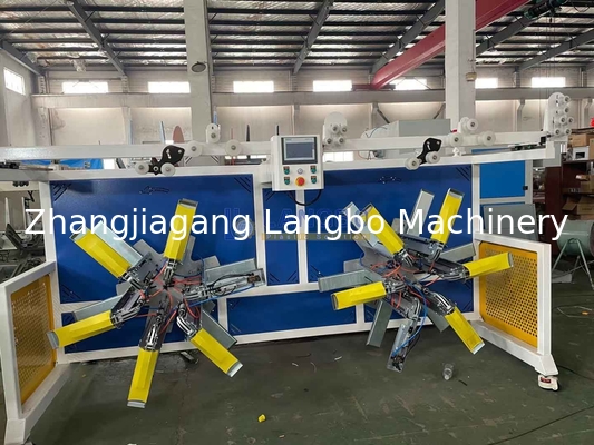 Bộ cuộn ống PE HDPE cho dây chuyền sản xuất ống Máy đè ống lốp hai tường