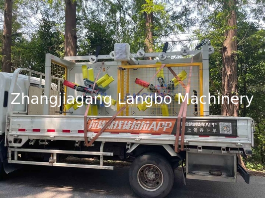 Máy cuộn ống lốp PE nhựa Lốp cuộn 1600-3200mm Chiều kính 16-160mm cho đường dây ép