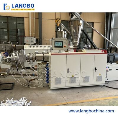 Máy đùn ống nhựa PVC trục vít đôi tự động, Dây chuyền sản xuất ống nhựa PVC