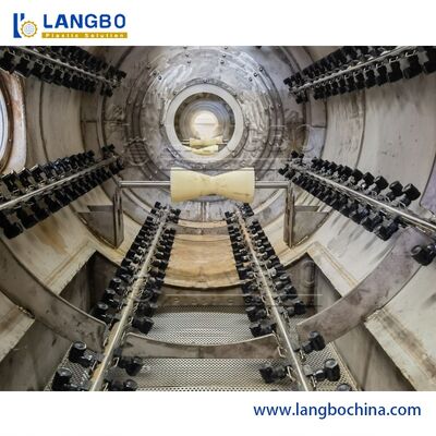 PLC kiểm soát PVC dây chuyền sản xuất ống sản xuất cao sản lượng và năng suất