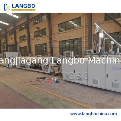 Máy làm ống PVC, Máy đùn ống PVC, máy đùn trục vít đôi hình nón