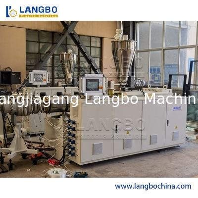 Máy làm ống PVC, Máy đùn ống PVC, máy đùn trục vít đôi hình nón