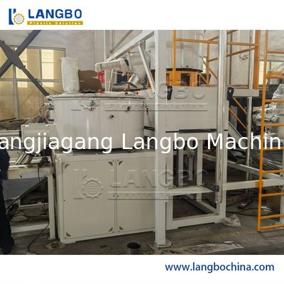 Máy trộn nhựa nóng / mát tốc độ cao cho nhựa bột PVC WPC ¢ ống PVC, hồ sơ, tấm, thân, tấm