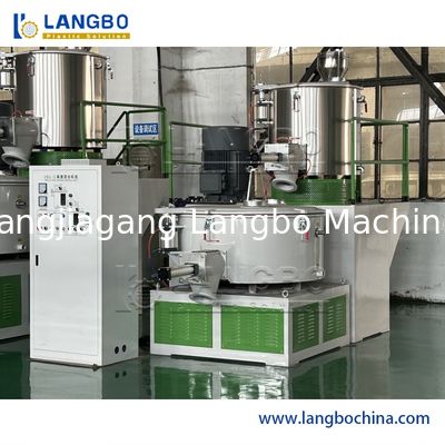 Máy trộn PVC ngành công nghiệp nhựa – Máy đùn với hệ thống nạp liệu, định lượng và vận chuyển tự động cho dây chuyền sản xuất sàn SPC