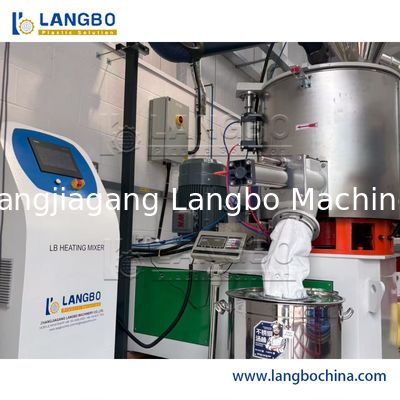 Máy trộn PVC ngành công nghiệp nhựa – Máy đùn với hệ thống nạp liệu, định lượng và vận chuyển tự động cho dây chuyền sản xuất sàn SPC