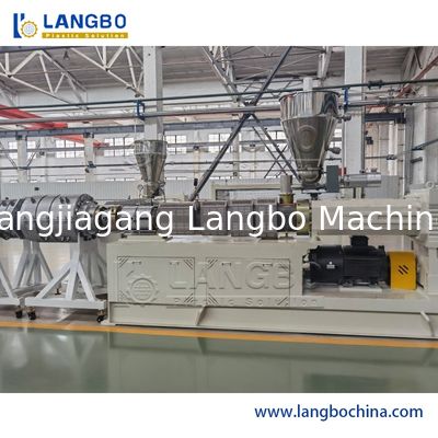 150KG / Dây chuyền đùn ống PVC công suất cao với hệ thống cắt không bụi / chip