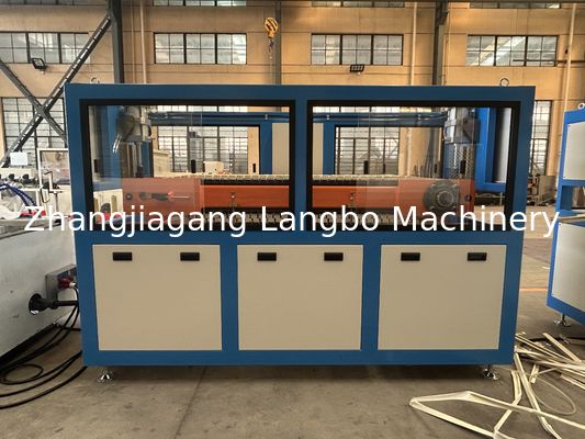 ốc hai vít nhựa Baseboard Extrusion PVC Skirting Profiles Extruder dây chuyền sản xuất máy làm