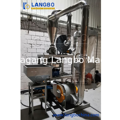 Rác thải nhựa PE LDPE máy nghiền bột