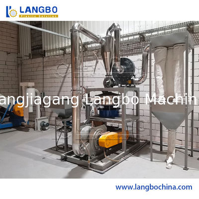 Rác thải nhựa PE LDPE máy nghiền bột