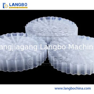 Nhựa Mbbr Biochip Biofilm Carrier Extrusion Making Machine Line Thiết bị