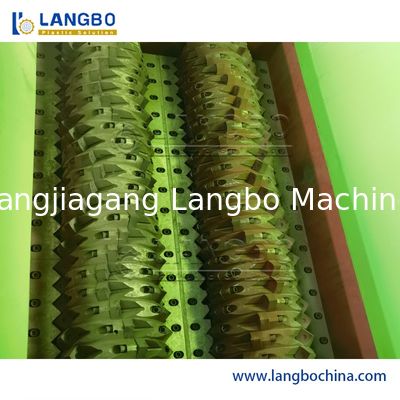Công nghiệp nhựa pallet PET chai máy xé cho lốp xe thải gỗ pallet cao su tái chế