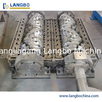 HDPE PVC PP túi ống khối phim nghiền Shredder máy nghiền