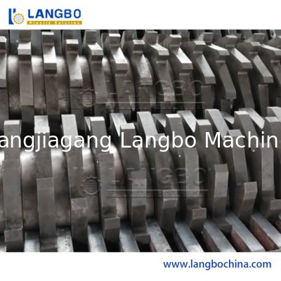 Động vật nuôi chai nhựa PP PE phim kim loại máy nghiền giấy gỗ nhựa máy tái chế máy đơn trục Shredder