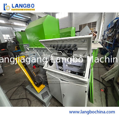 HDPE ống một trục máy nghiền đầu cao su tái chế chất thải nhựa máy nghiền giá