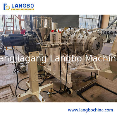 Máy làm ống đùn nhựa HDPE PPR / Dây chuyền sản xuất máy đùn ống PE