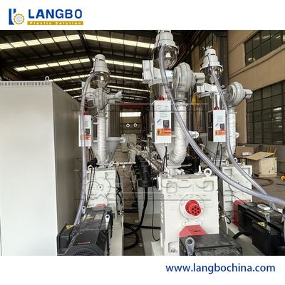 Dây chuyền ép đùn ống Ppr nhiều lớp 16mm - 63mm 180kg / H  PLC