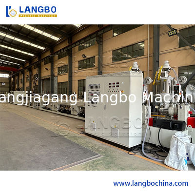 Dây chuyền ép đùn ống nhựa tiết kiệm năng lượng, Máy đùn trục vít đôi điều kiện mới