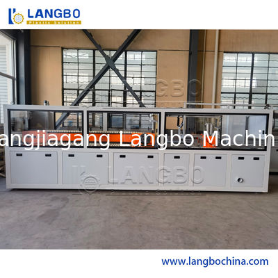 Dây chuyền đùn hồ sơ PVC 300mm với máy đùn trục vít đôi hình nón