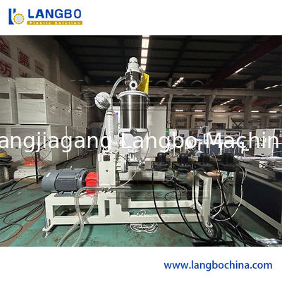 Đường dây sản xuất xát dẻo nhựa PVC Profile Extruder PVC Price Tag Holder Making Machine