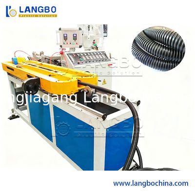 Plastic PVC PP PE High Speed Air Water Cooling Single Wall Corrugated Electrical Wire Conduit Pipe Hose Tube Extrusion Production Line
