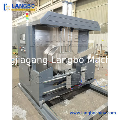 Máy cắt sợi ống PVC với hệ thống điều khiển CNC / PLC 16-160 mm và trung tâm tự động cho ống nhựa