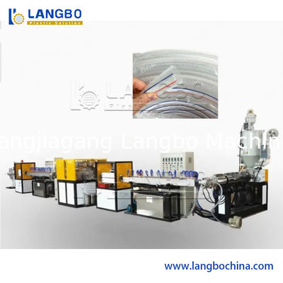 PVC Nylon đan xen ống ống ống 16-32mm Extruder nhựa PVC mềm ống vườn sản xuất ống nước máy làm ống
