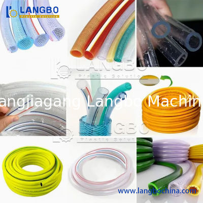 PVC Soft Fiber Braided Reinforced Enhancing Flexible Knitted Pipe Hose Making Machine