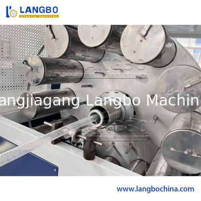 Máy làm ống nước tưới vườn PVC, máy đùn ống mềm PVC gia cố sợi bện