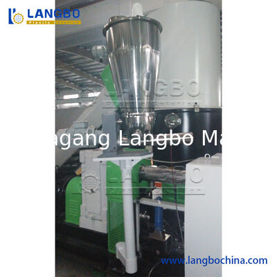 Nhựa thải LDPE HDPE PE PP Film Jumbo Túi Chai Pet Flakes Ống vón cục PVC Nhựa cứng ABS PC Giặt Sản xuất tái chế Dây chuyền tạo hạt Pelletizing