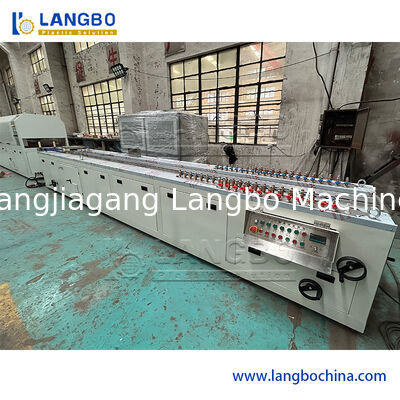 55/110 Conical Twin Screw Extruder PVC Profile Extrusion Line cho 1180mm Cable Trunk với động cơ 22KW