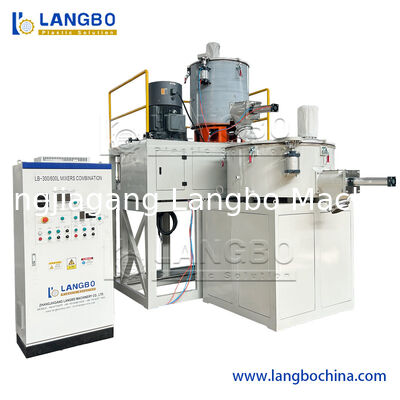 Máy trộn tự động ISO PVC với băng tải trục vít hiệu suất cao