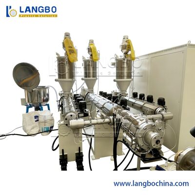 Tốc độ cao hồ sơ nhựa PPR ống thoát nước làm ra Extrusion single screw