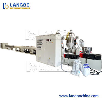 Máy làm ống linh hoạt với tần số cao trục vít đôi hình nón