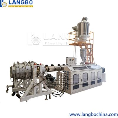 UPVC 75- 250mm Pvc Pipe Extrusion Line Machine với 80/156 Extruder